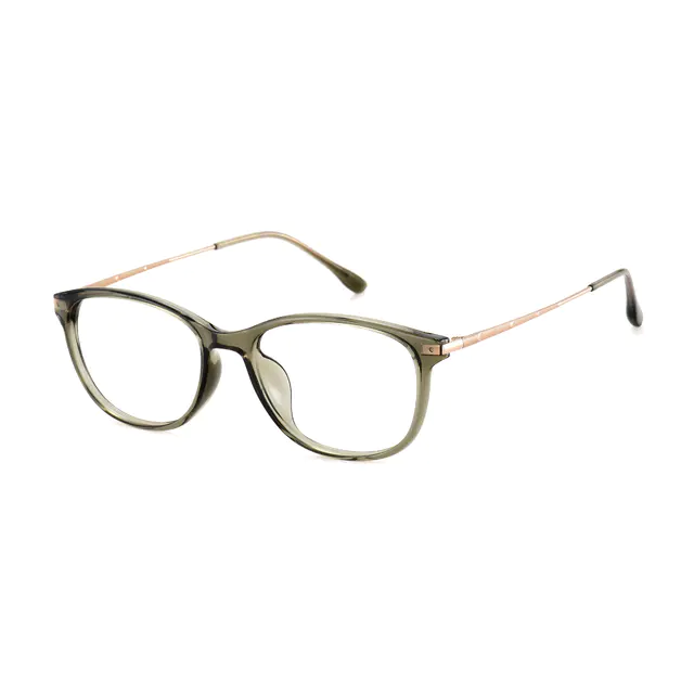 Cat-eye Green Eyeglasses
