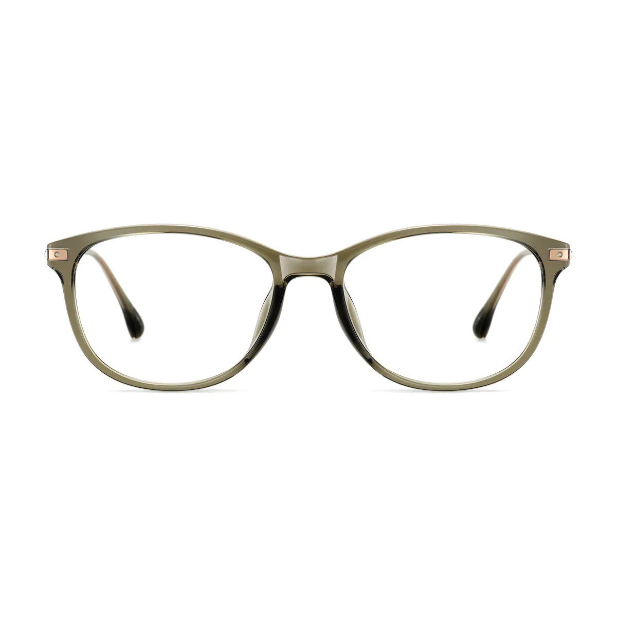 Cat-eye Green Eyeglasses