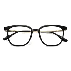 Square Black Eyeglasses