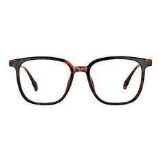Square Tortoiseshell Eyeglasses