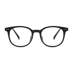 Square Black/Rose Gold Eyeglasses