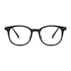 Square Black/Rose Gold Eyeglasses