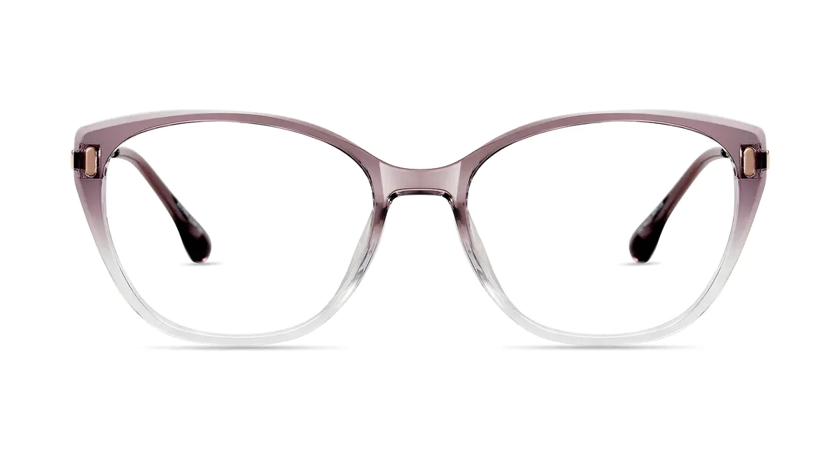 Cat-eye Gradient Purple Eyeglasses