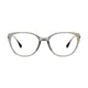 Cat-eye Transparent Gray Eyeglasses