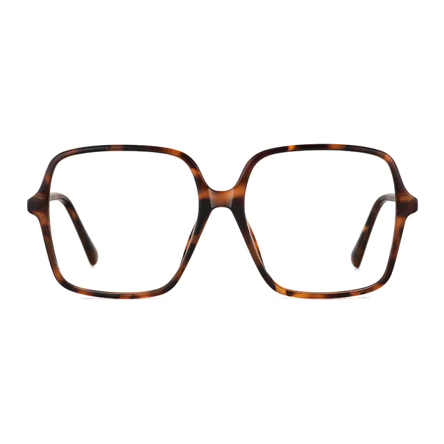 Square Tortoiseshell Eyeglasses
