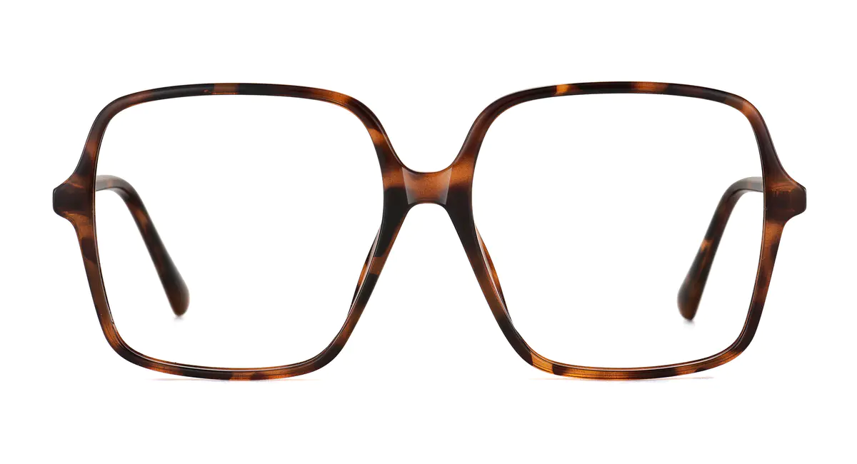 Square Tortoiseshell Eyeglasses
