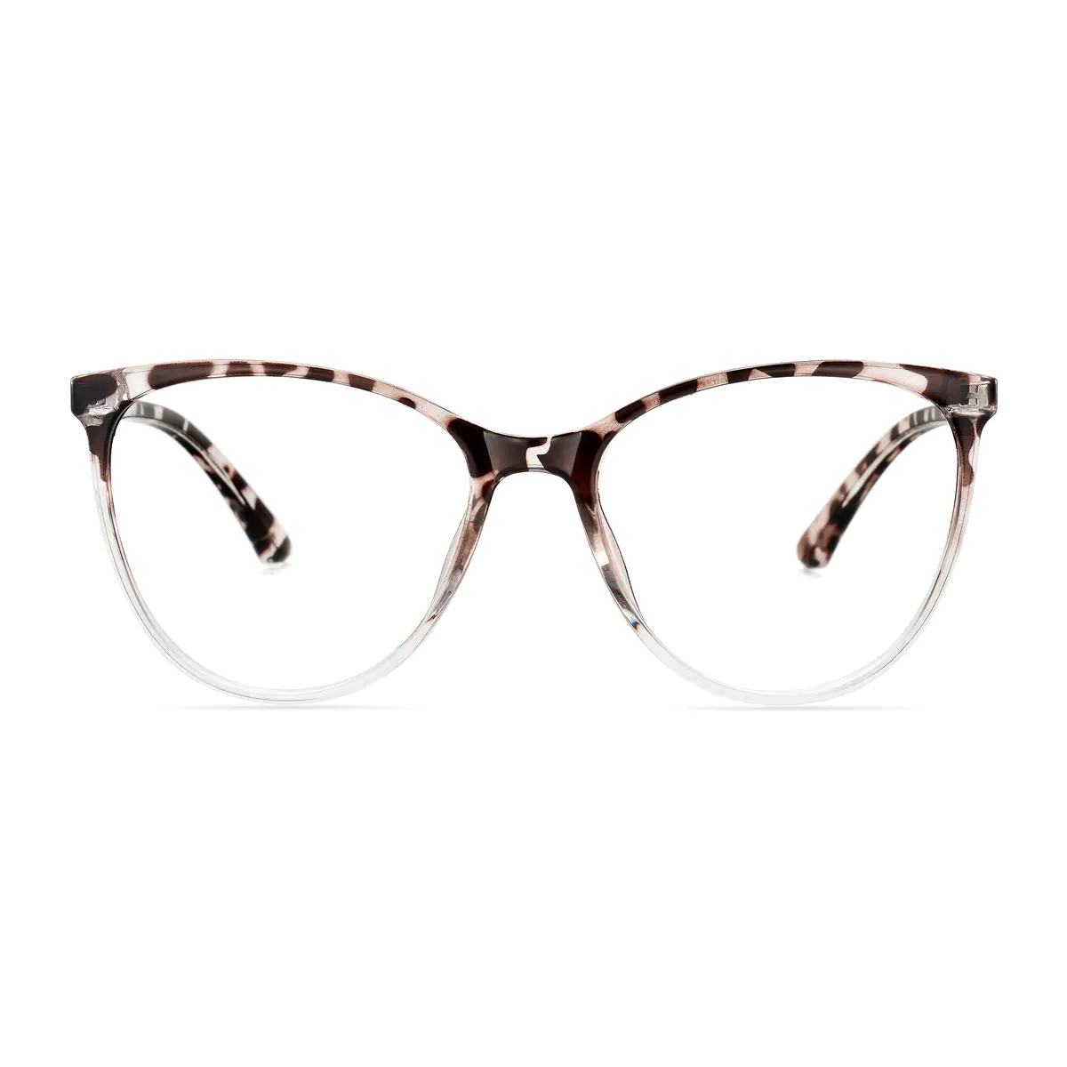 Cat-eye Tortoiseshell/Clear Eyeglasses