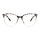 Cat-eye Tortoiseshell/Clear Eyeglasses