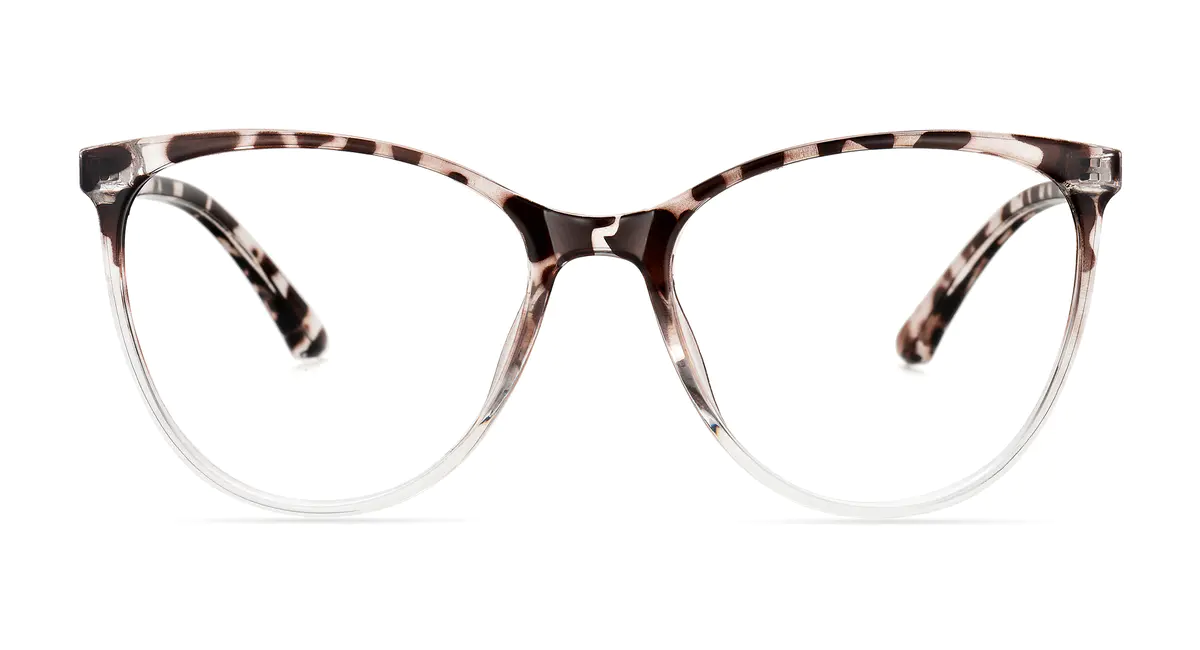 Cat-eye Tortoiseshell/Clear Eyeglasses