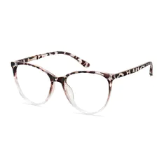 Cat-eye Tortoiseshell/Clear Eyeglasses