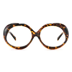 Round Tortoiseshell Eyeglasses