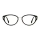 Cat-eye Black/Gold Eyeglasses