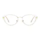 Cat-eye Clear/Gold Eyeglasses