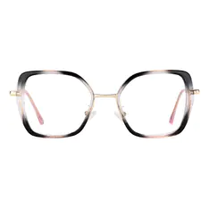 Square Gradient Black/Pink Eyeglasses
