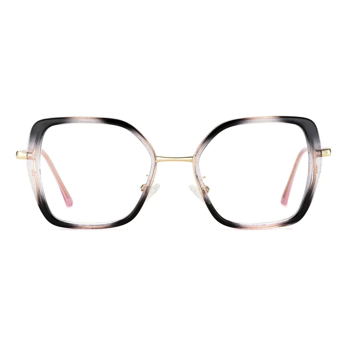 Square Gradient Black/Pink Eyeglasses