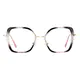 Square Gradient Black/Pink Eyeglasses