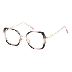 Square Gradient Black/Pink Eyeglasses