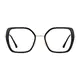 Square Black/Gold Eyeglasses