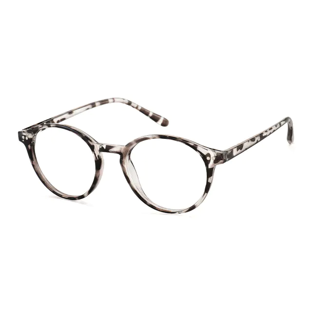 Round Tortoiseshell Eyeglasses