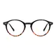 Round Black/Tortoiseshell Eyeglasses