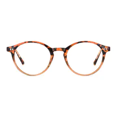 Round Tortoiseshell/Amber Eyeglasses