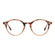 Round Tortoiseshell/Amber Eyeglasses