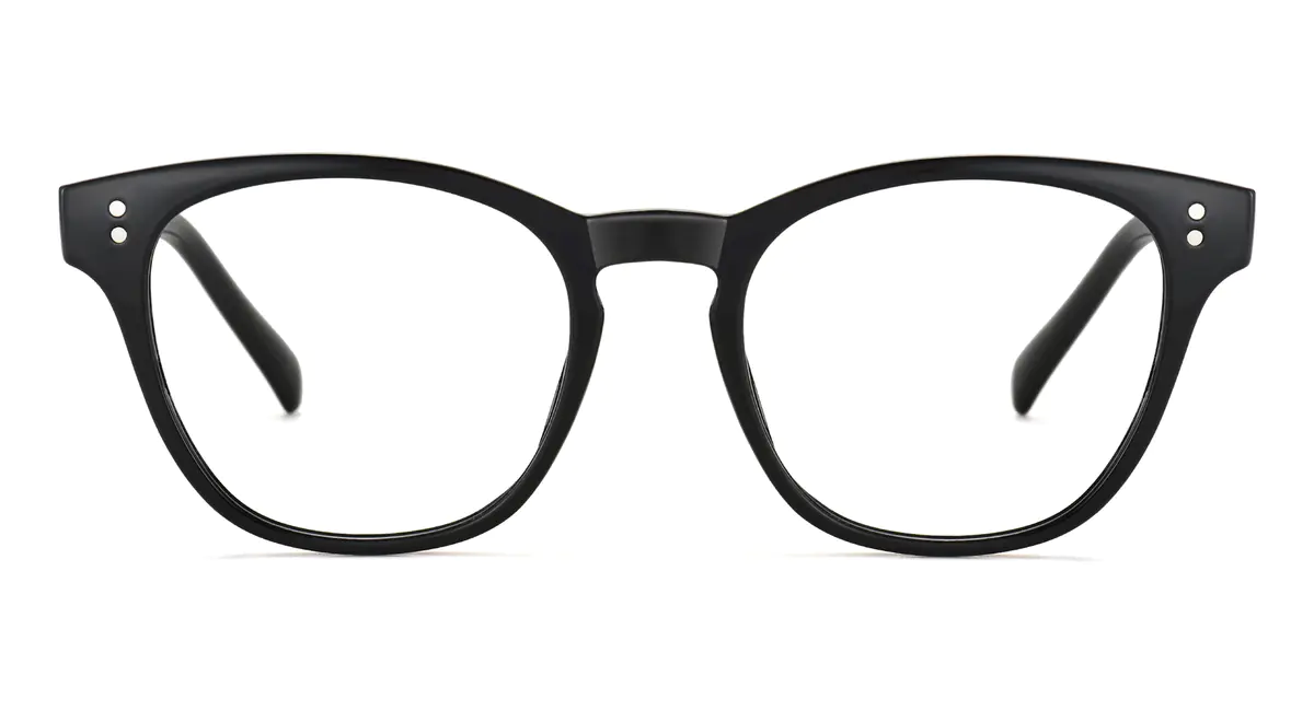 Square Black Eyeglasses