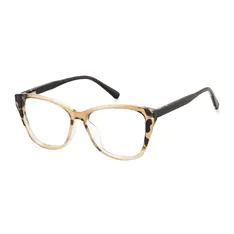 Cat-eye Transparent Amber Eyeglasses