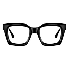 Square Black Eyeglasses