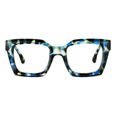 Square Blue/Tortoiseshell Eyeglasses
