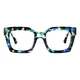 Square Blue/Tortoiseshell Eyeglasses