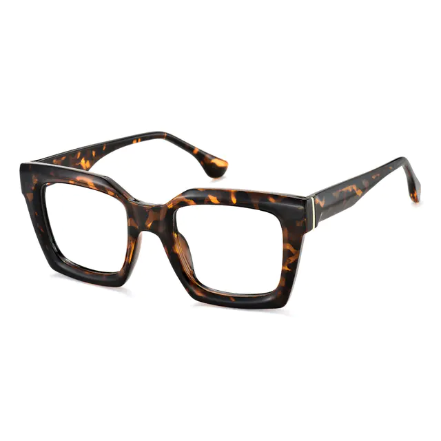 Square Tortoiseshell Eyeglasses