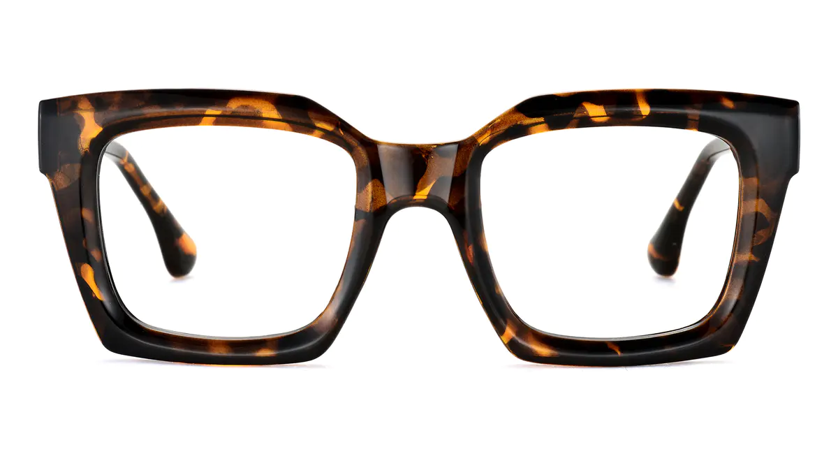 Square Tortoiseshell Eyeglasses