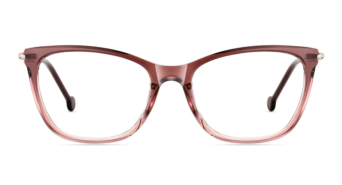 Rectangle Gradient Purple Eyeglasses