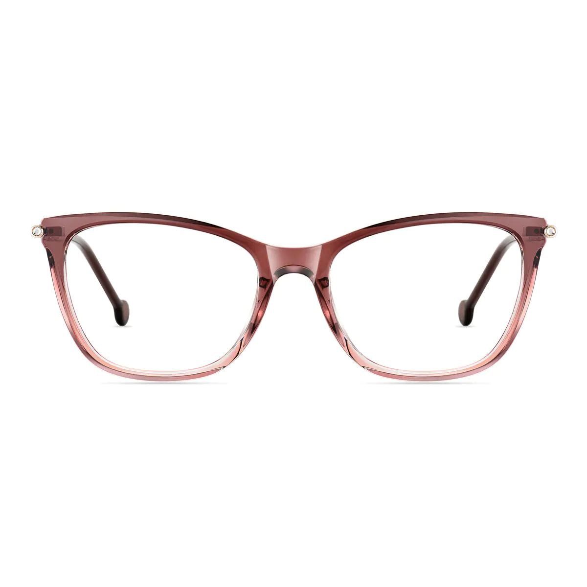 Rectangle Gradient Purple Eyeglasses