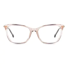 Rectangle Transparent Pink Eyeglasses