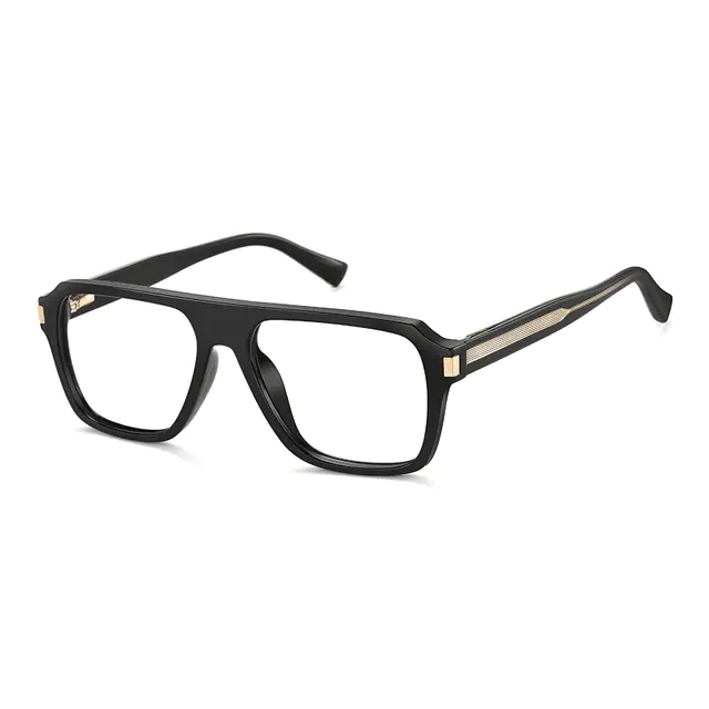 Square Black Eyeglasses
