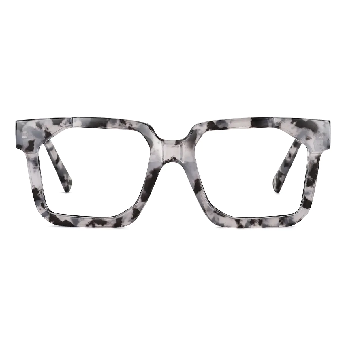Square Ivory Tortoiseshell Eyeglasses