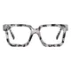 Square Ivory Tortoiseshell Eyeglasses