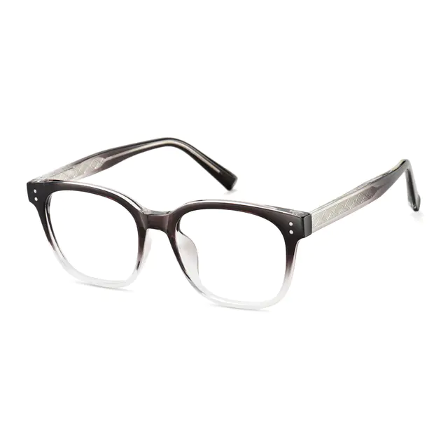 Square Gradient Gray Eyeglasses