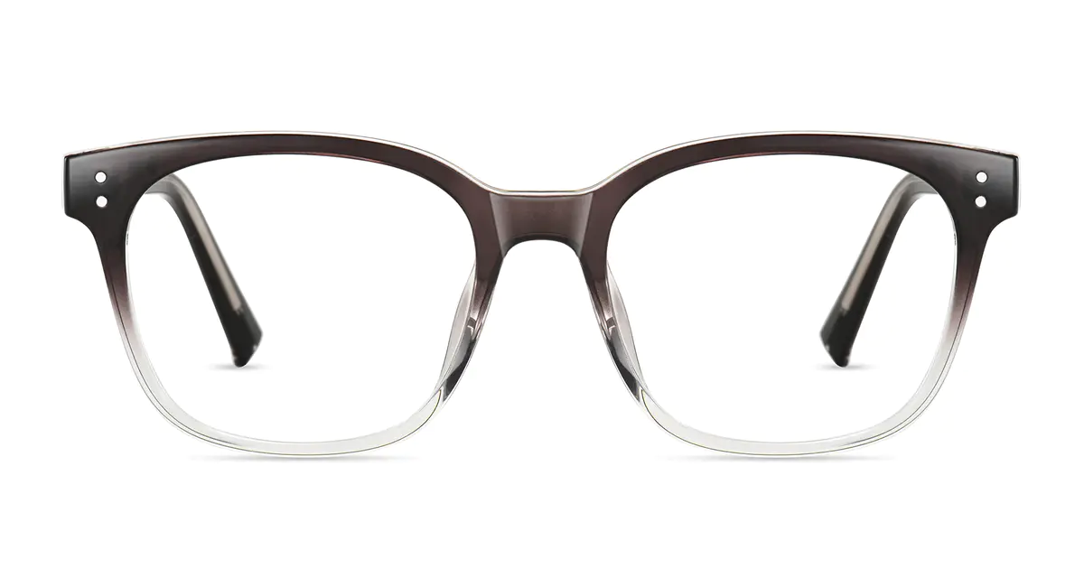 Square Gradient Gray Eyeglasses