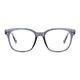 Square Transparent Blue Eyeglasses