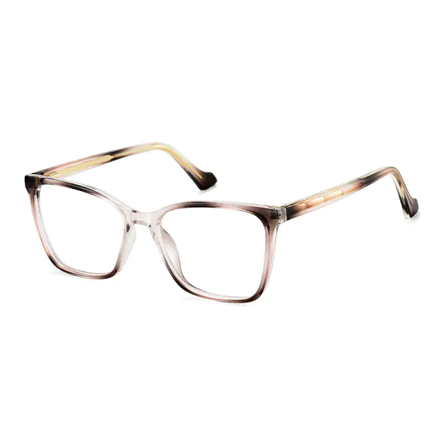 Square Gradient Purple Eyeglasses
