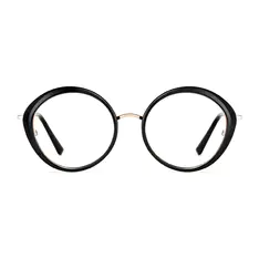 Round Black Eyeglasses