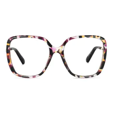 Square Purple Tortoiseshell Eyeglasses