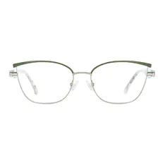 Cat-eye Green/Silver Eyeglasses