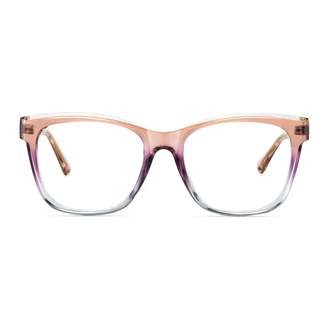 Square Gradient Purple Eyeglasses