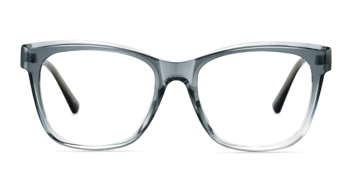 Square Gradient Gray Eyeglasses