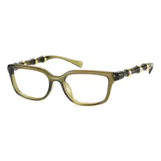 Rectangle Transparent Green Eyeglasses