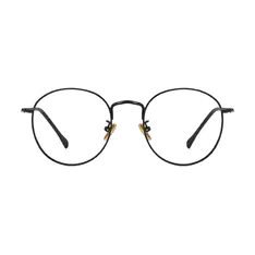 Round Black Eyeglasses